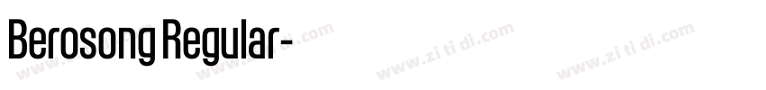 Berosong Regular字体转换 Berosong Regular字体转换